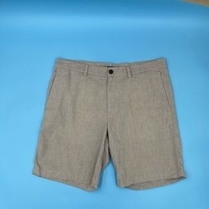 Banana Republic Linen Khaki Shorts